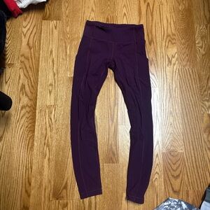 Lululemon Athletica Dark Purple Leggings